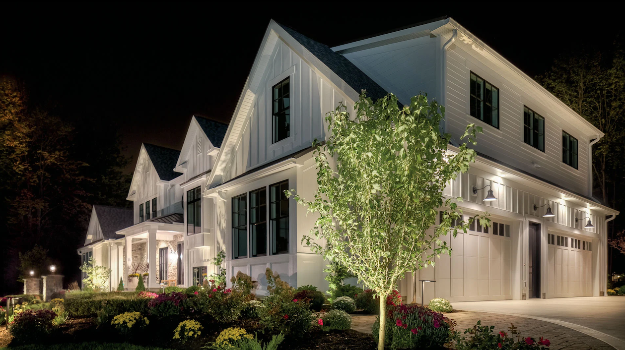 outdoor farmhouse well-lit outdoor of home