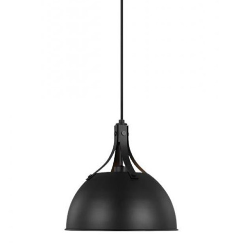 Rockland Collection 1-Light Pendant in Midnight Black Sea Gull Lighting 6524201-112