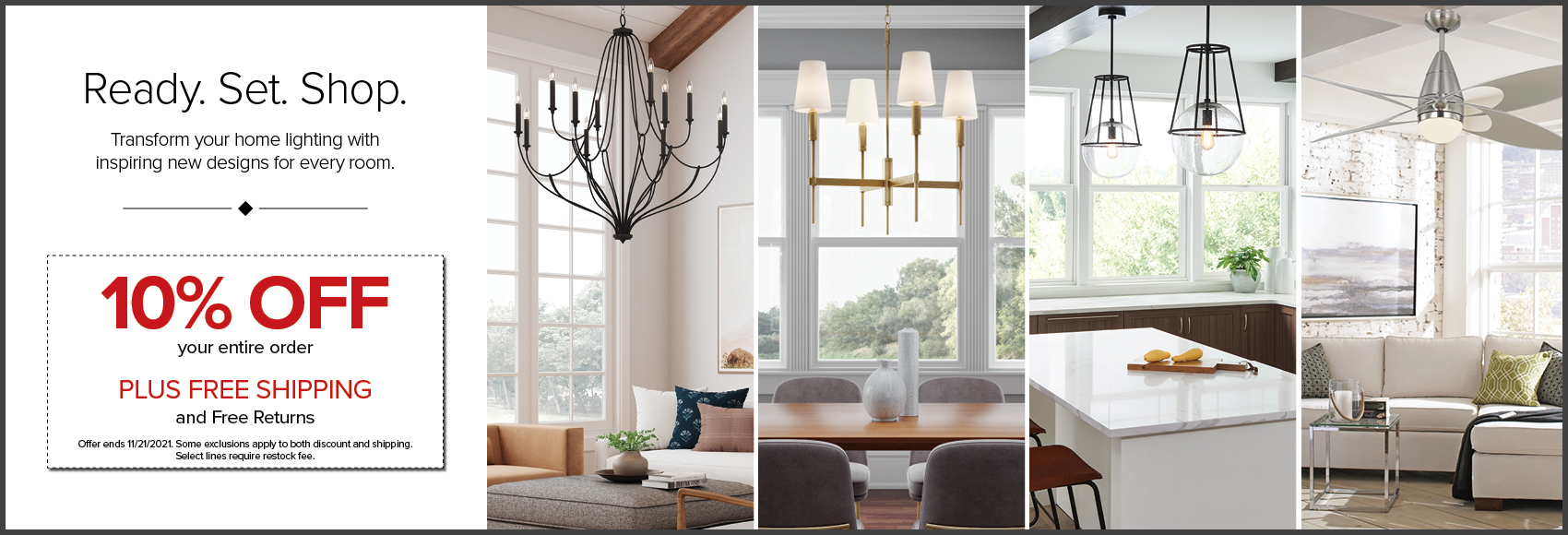 Ready Set Shop Lighting Sale
